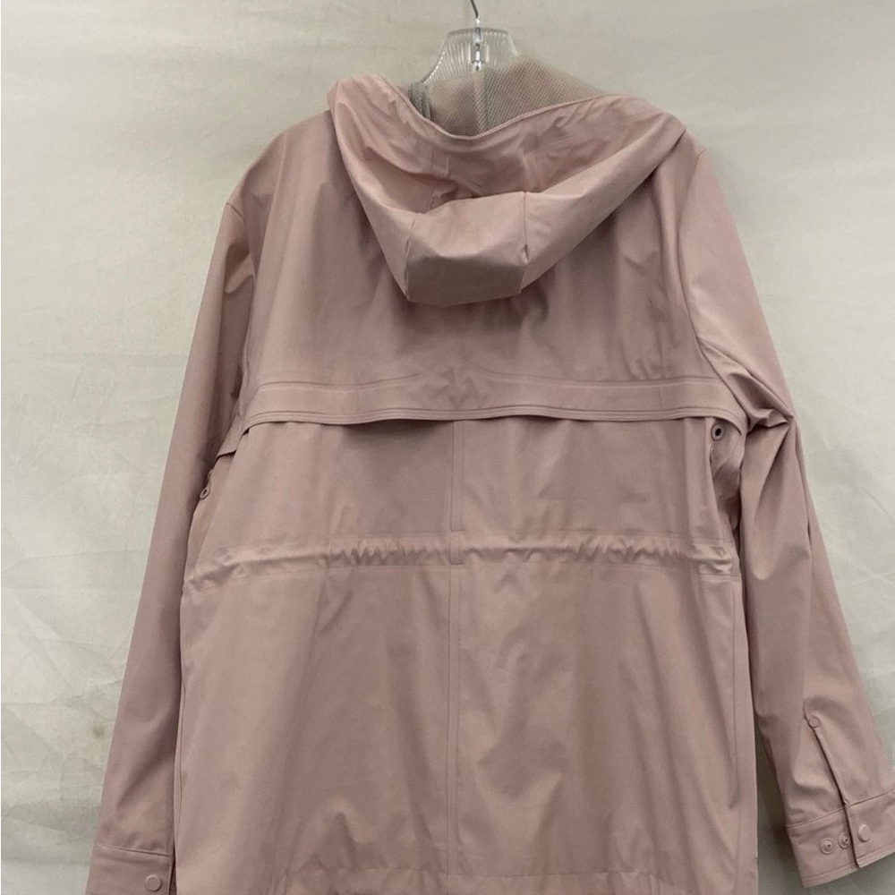 Hunter Dusty Rose Hooded Women’s Original Waterproof Rubberized Jacket - Picture 2 of 4